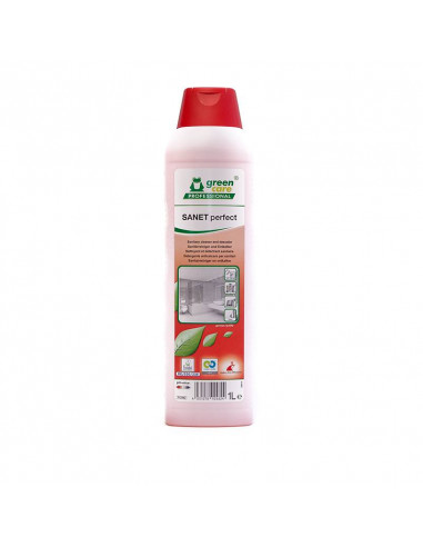 Greencare SANET detergente e disincrostante sanitario perfettamente sostenibile, 1L