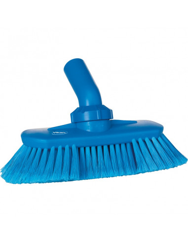 Vikan Hygiene 7067-3 wandborstel, blauw zachte splitvezels