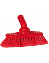 Vikan Hygiene 7067-4 wall brush, red soft split fibers