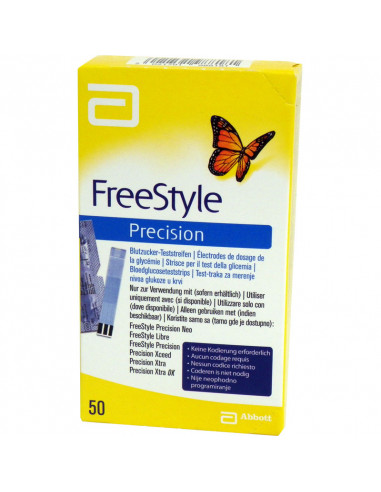 Paski testowe Freestyle Precision 50 sztuk