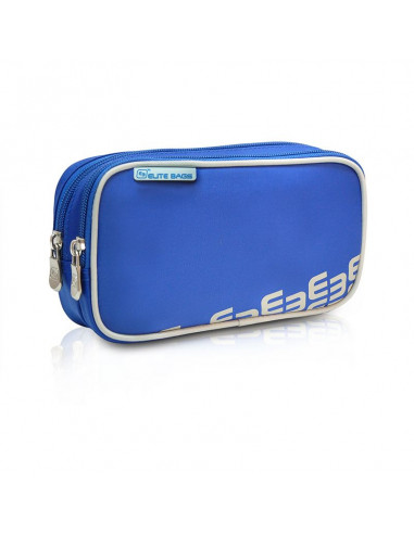 Elite Bags EB14.001 Diabète Slides Bleu Pochette
