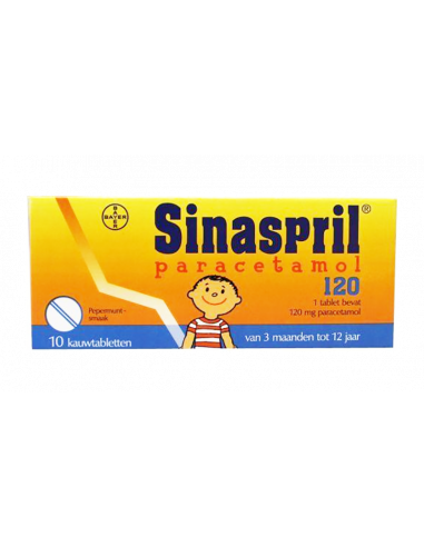 Children's paracetamol Sinaspril 120 mg 10 ST