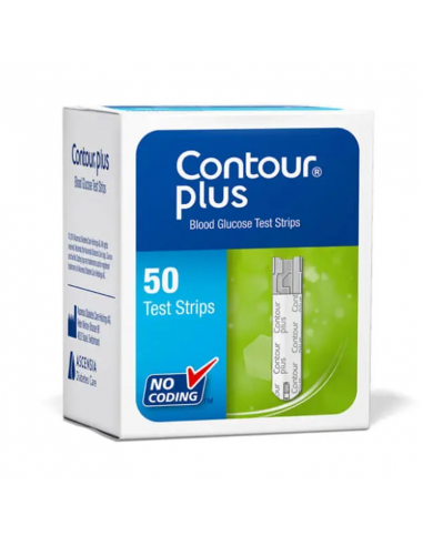 Contour Plus verensokerimittari liuskat 50 kpl