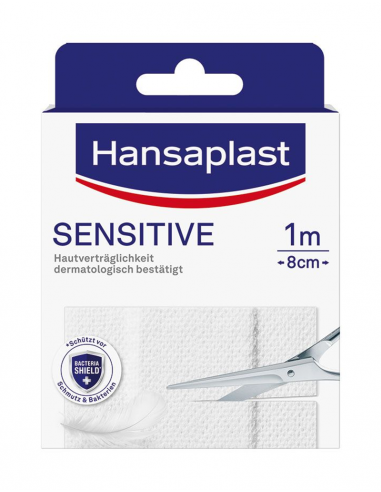 Hansaplast Sensitive 1 м x 8 см