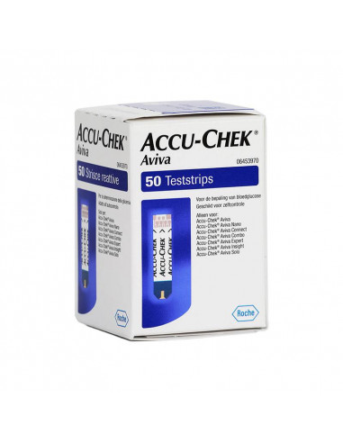 Accu-Chek Aviva tiras reactivas glucosa 50 piezas