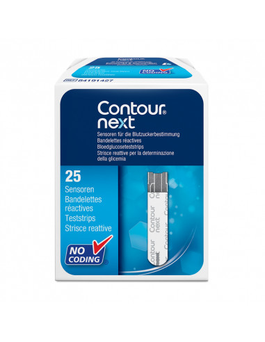 Contour Next 25 test traka