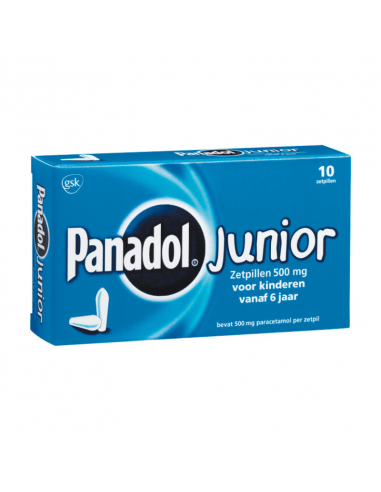 Panadol Júnior 500 mg 10 supositórios