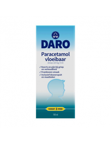 DARO Paracetamol vloeibaar 100ml