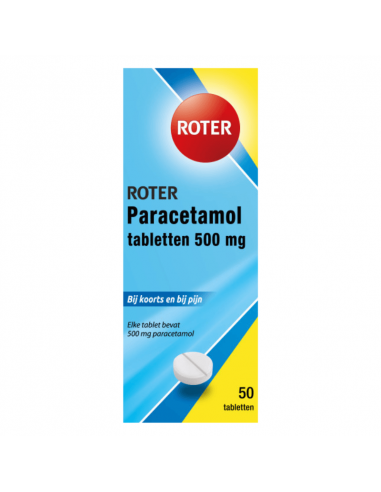 Roter paracetamol 500 mg 50 tablet