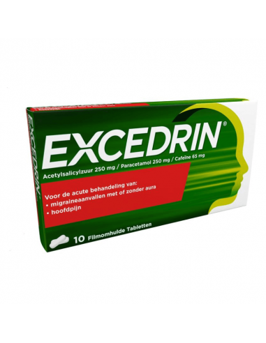 Excedrin APC migraine 10 tablets