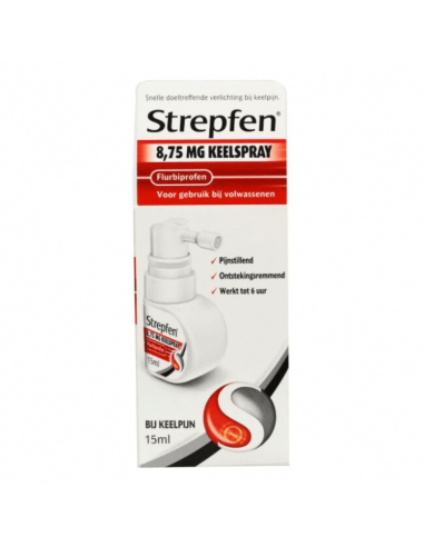 Strepfen mint & cherry throat spray 15ml