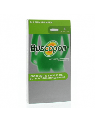 Buscopan 10mg 6 suppositories