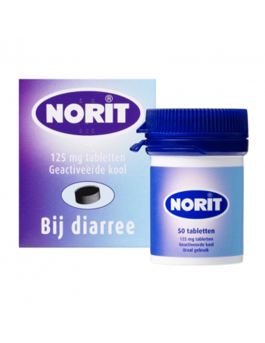 Norit 125 mg 50 comprimidos