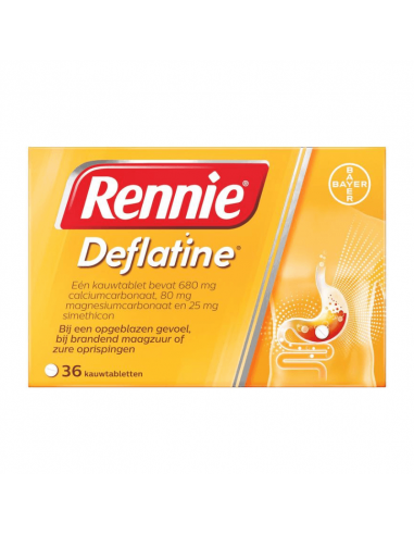 Rennie deflatine 36 tablets