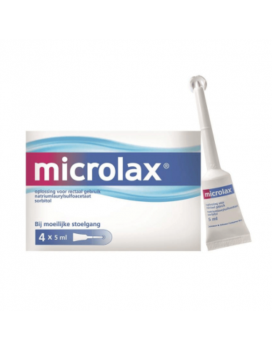 Flacone microclister Microlax da 5 ml