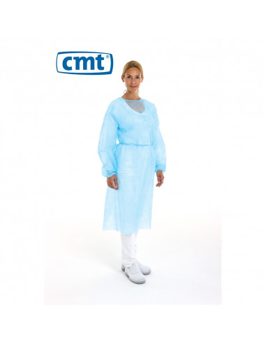 PP Non Woven insulation apron Blue Latex-free Regular 100 pcs.