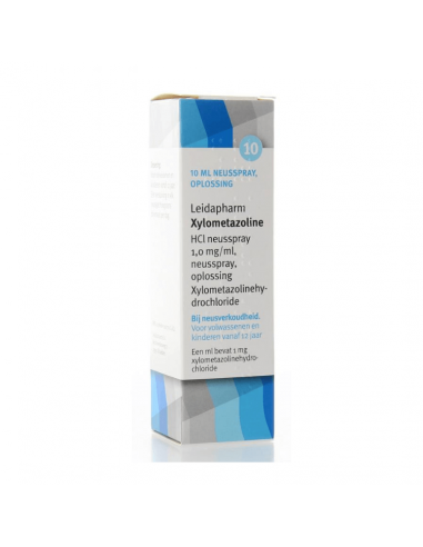 Leidapharm Xylometazoline nasal spray 1mg/ml 10ml