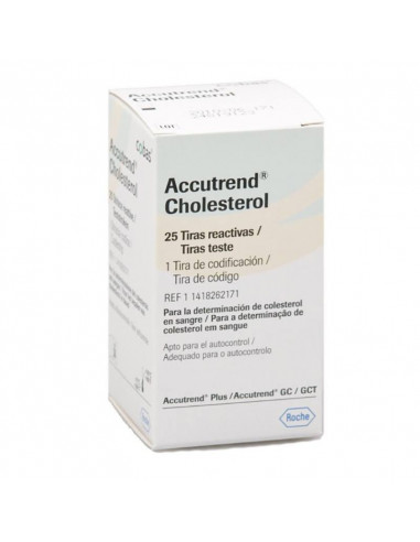 Accutrend kolesteroli testiliuskat (25 kpl)