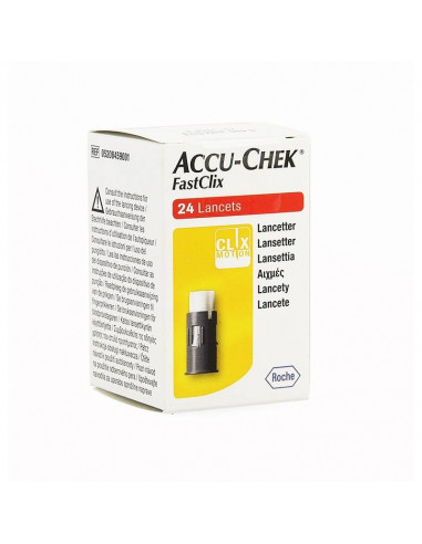 Accu-Chek Fastclix lancetten 24 stuks