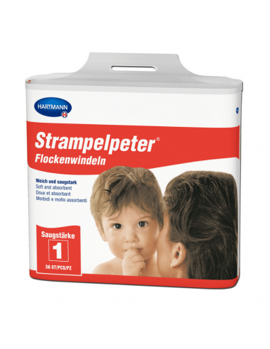 Hartmann Strampelpeter day diaper normal 56 pieces