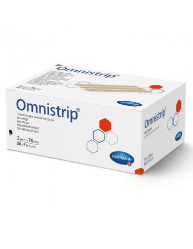 Omnistrip 3mm x 76mm adhesive strips 250 pieces