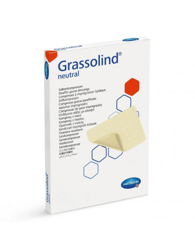 Grassolind ointment compress sterile 10 x 10 cm 10 pieces