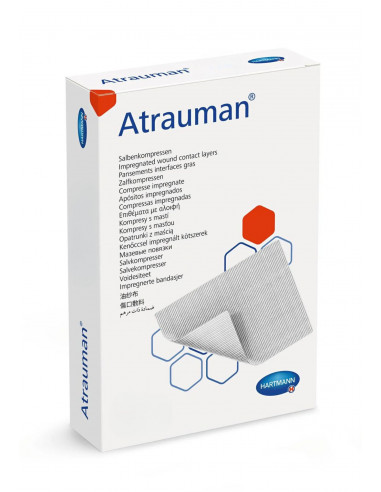 Atrauman salve kompres 5 x 5 cm 10 stk