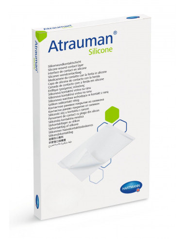 Компресс на рану Атрауман силиконовый 7,5 х 10 см 10 шт.