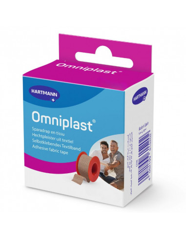 Emplastro adesivo Omniplast 1,25 cm x 5 m 1 rolo