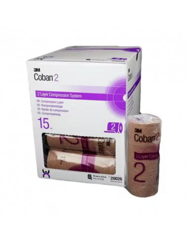 3M Coban 2 Comfort 2-layer compression bandage 15 cm x 4.5 m