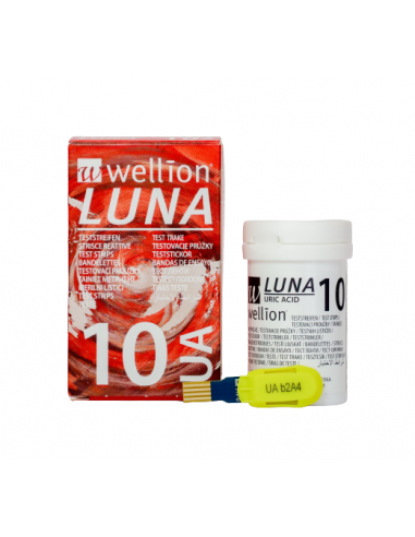 Wellion LUNA Harnsäurestreifen 10 Stück