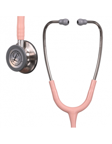 Littmann Classic III 5910C Fonendoscopio campana de acabado en acero inoxidable, tubo champán rosado