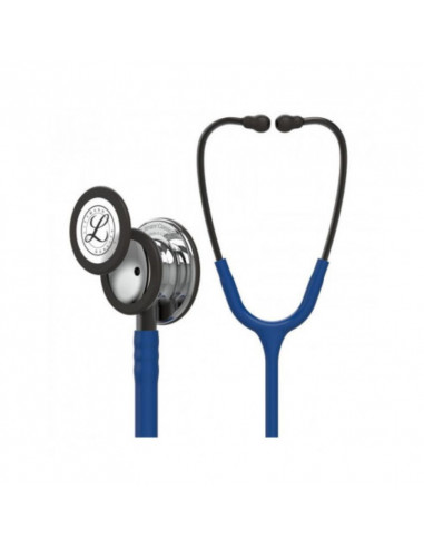 Estetoscópio Littmann Classic III 5863 com acabamento espelhado azul marinho 2ª chance