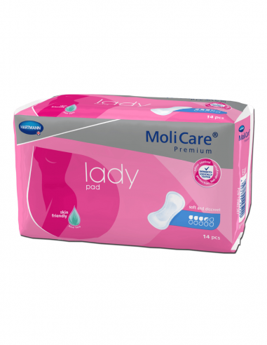 MoliCare Premium Lady Pad inlegkruisjes 3,5 druppel 14 stuks