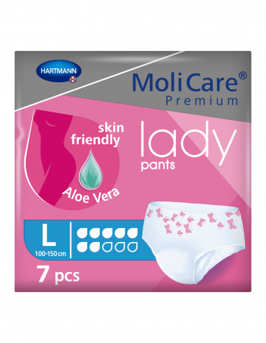 Штаны MoliCare Premium Lady при недержании 7 капель Большие 7 шт.