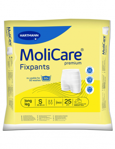 MoliCare Premium Fixatiebroekjes Long Leg Small 25 stuks