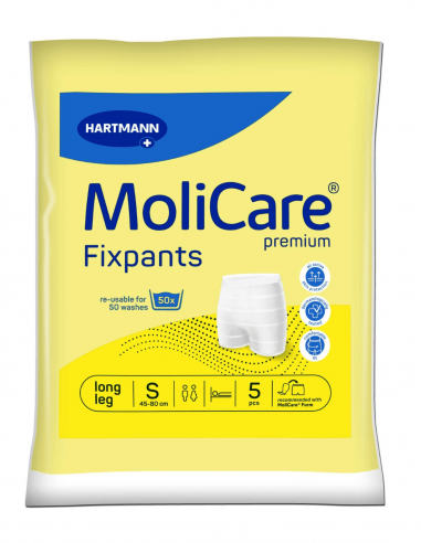 MoliCare Premium Fixatiebroekjes Long Leg Small 5 stuks