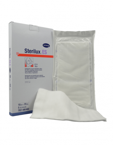 Sterilux ES 12-слойный стерильный марлевый компресс 10 х 20 см 5 шт.