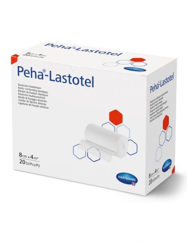 Peha-Lastotel elastisch fixatiezwachtel 4 m x 8 cm 20 stuks