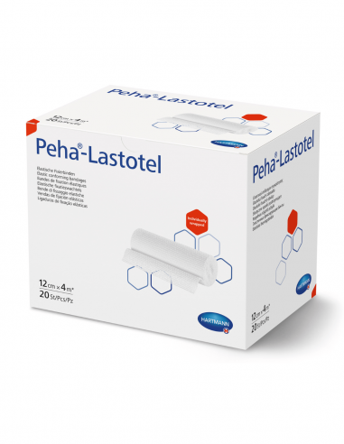 Бинт Peha-Lastotel эластичный фиксирующий 4 м х 12 см 20 шт.