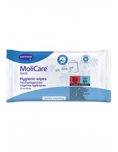 MoliCare Skin Moist -hoitoliinat 10 kpl