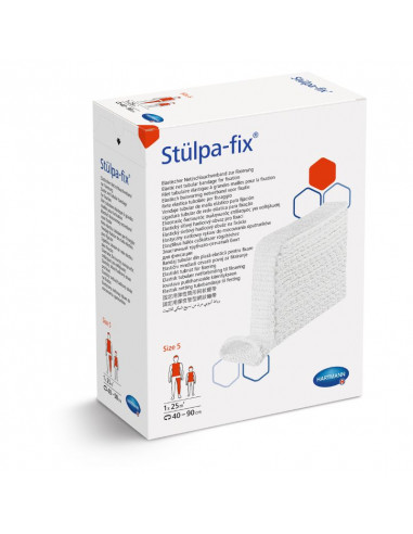 Stulpa-Fix nätbandage Storlek 5 huvudbandage 25 meter