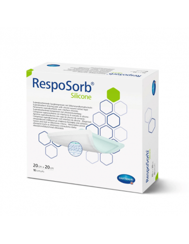 Resposorb Silicone absorbent bandage 20 x 20 cm 10 pieces