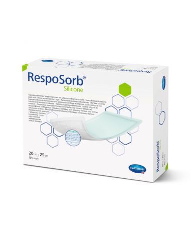 Resposorb Bandage absorbant en silicone 20 x 25 cm 10 pièces