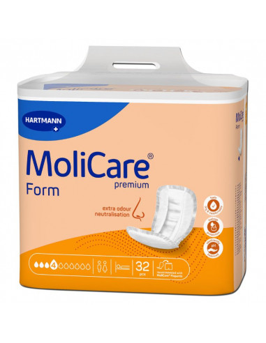 MoliCare Premium FORM 4 gotas inserto 32 piezas