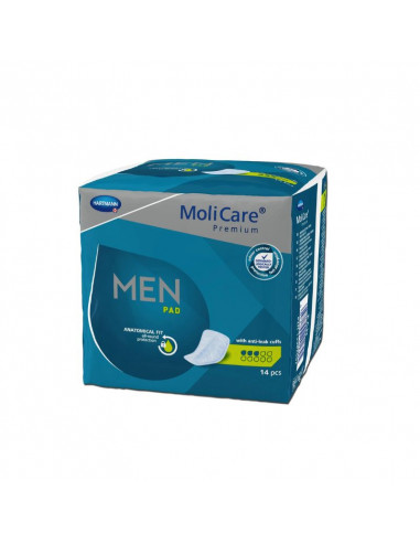 MoliCare Premium for Men insere 3 gotas 14 peças