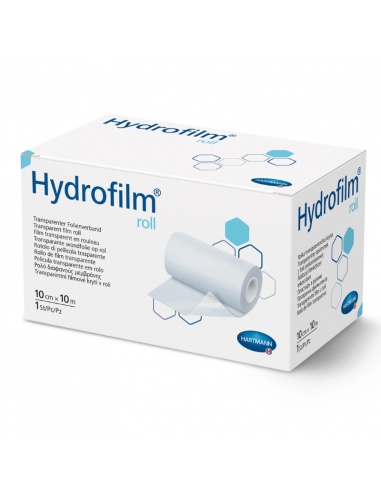 Hydrofilm Roll Läpinäkyvä kiinnityslaastari 10 mx 10 cm