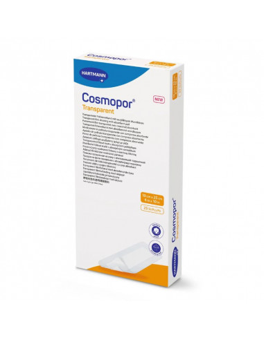 Cosmopor Apósito transparente para isla/apósito para heridas estéril 10 x 25 cm 25 piezas