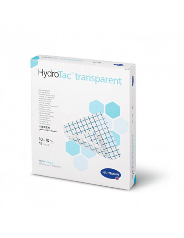 HydroTac Benda idrogel trasparente 10 x 10 cm 10 pezzi