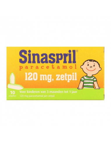 Sinaspril paracetamol 120 mg 10 czopków